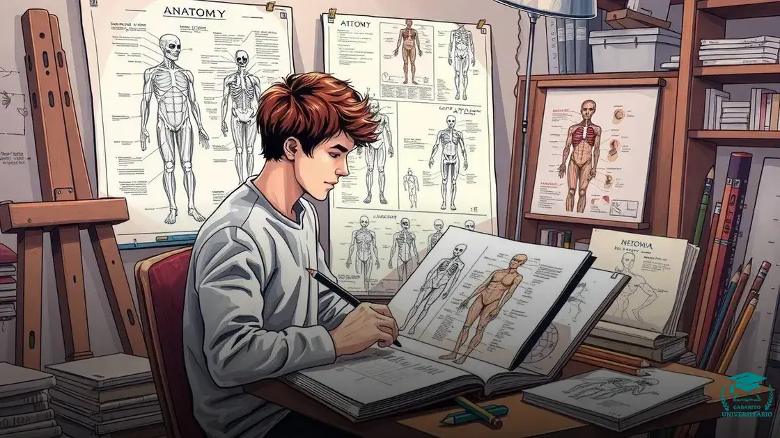 como estudar anatomia para desenho e melhorar suas habilidades