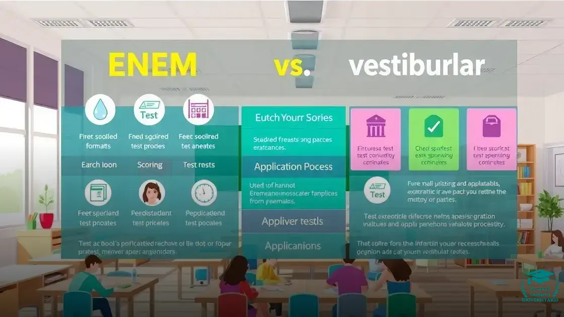 qual a diferenca entre enem e vestibular que você precisa saber