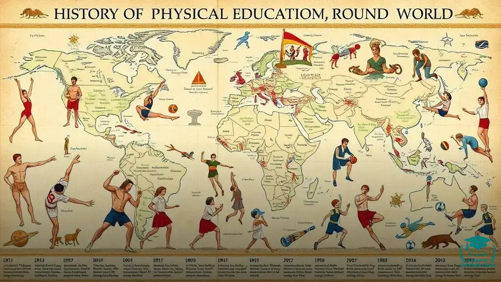 A historia da educação fisica no mundo: Descubra sua evolução
