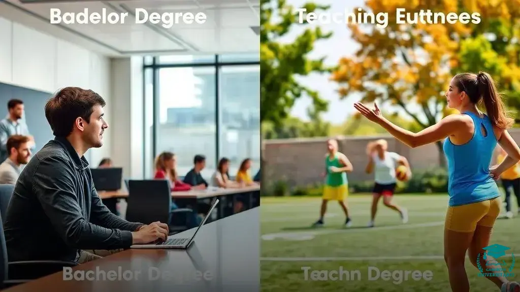 qual a diferença entre bacharelado e licenciatura educação fisica?