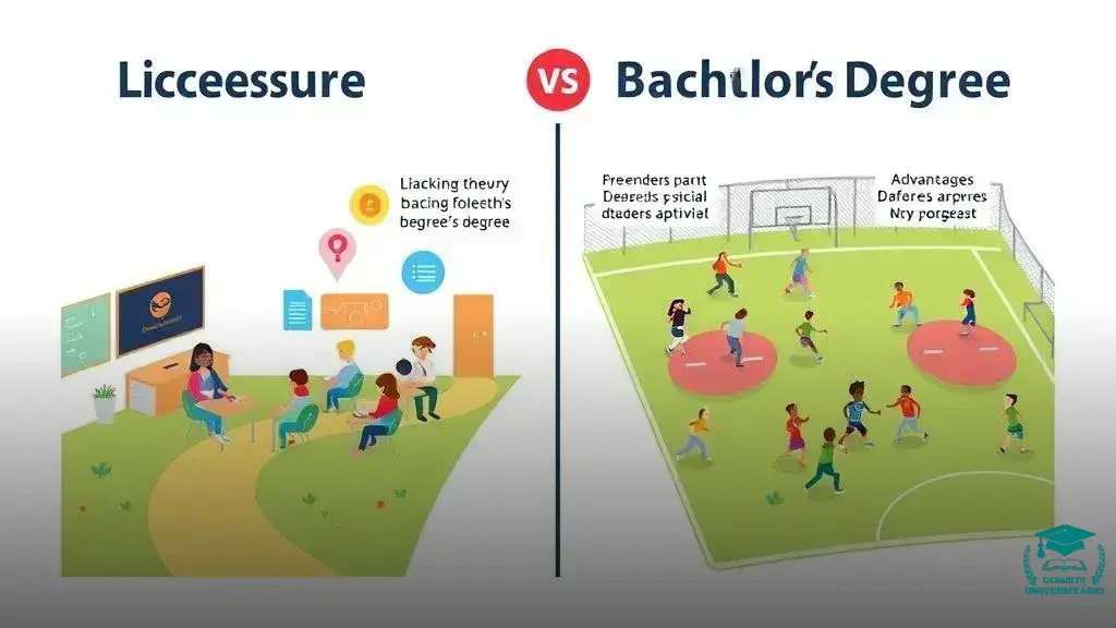 Qual a diferença entre licenciatura e bacharelado em educação fisica?