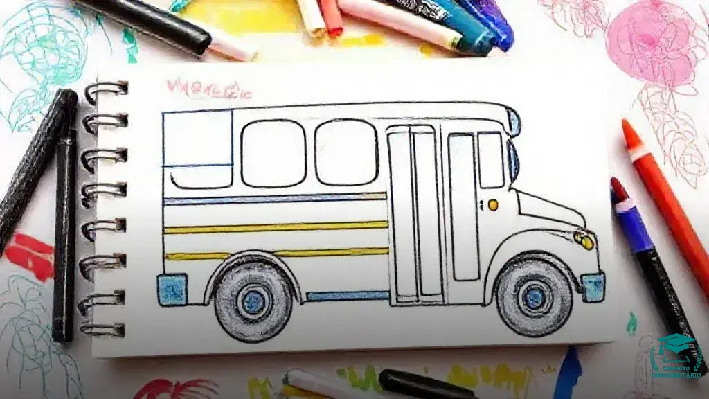 Como desenhar um ônibus escolar de forma fácil e divertida